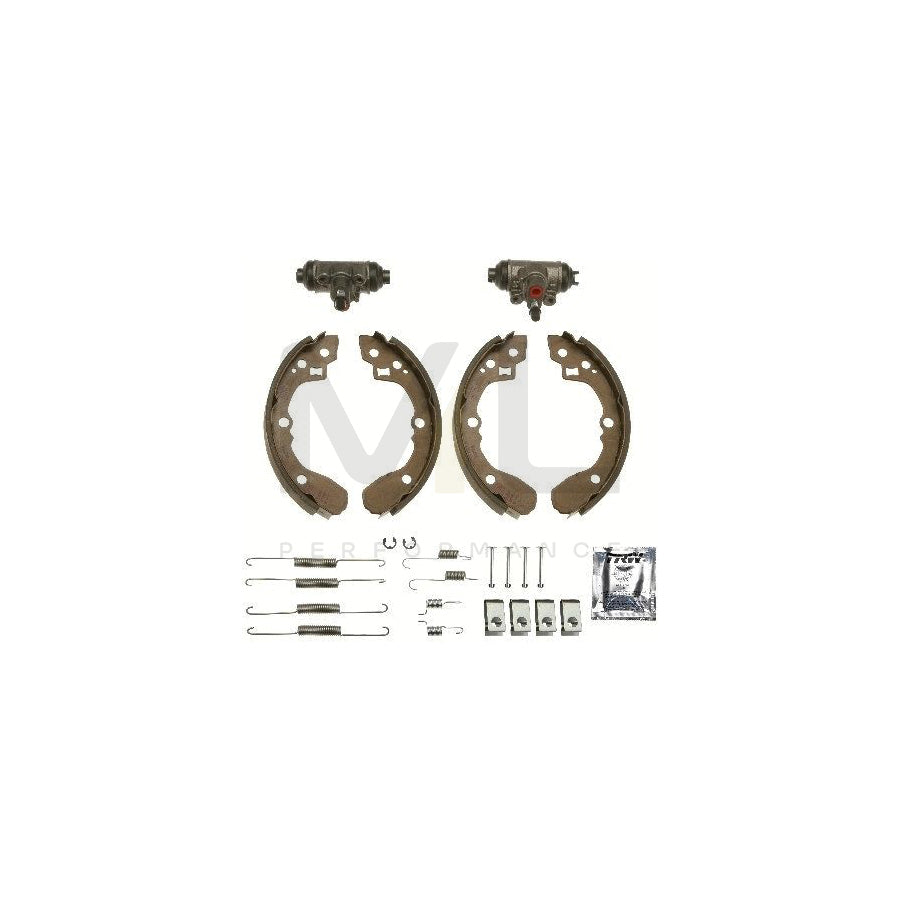 TRW Brake Kit BK1966 Brake Shoe Set for KIA RIO with wheel brake cylinder | ML Performance Car Parts