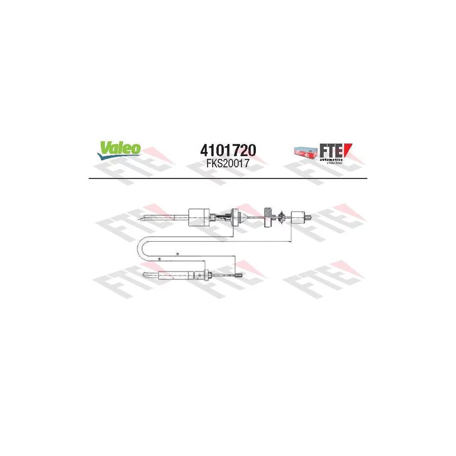 FTE 4101720 Clutch Cable