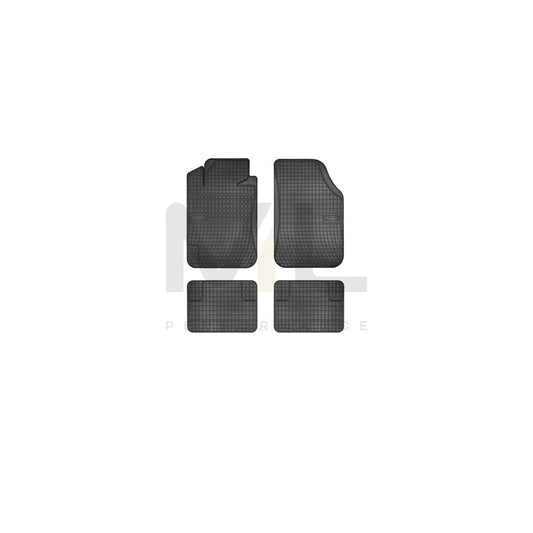 FROGUM Universal fit 0016 Floor mat set Elastomer, Front and Rear, Quantity: 4, Black