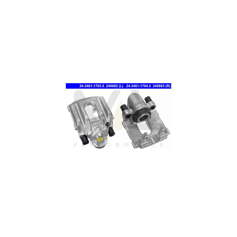 ATE 24.3461-1704.5 Brake Caliper without holder