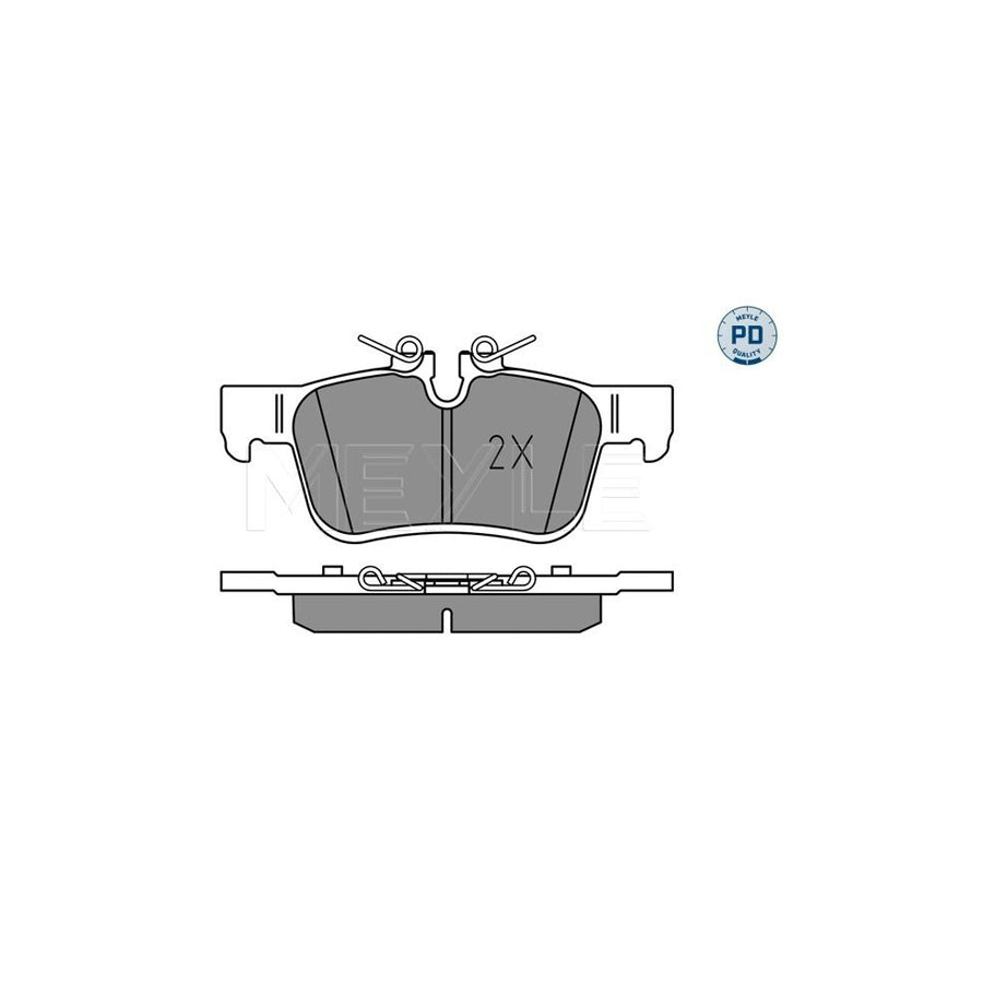 Meyle 025 225 6816/Pd Brake Pad Set