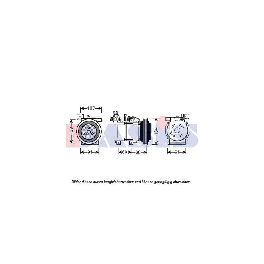 AKS Dasis 852566N Compressor, Air Conditioning