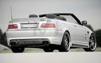 Rieger 00099826 BMW 3 Series E46 Rear Diffuser 3 | ML Performance UK Car Parts