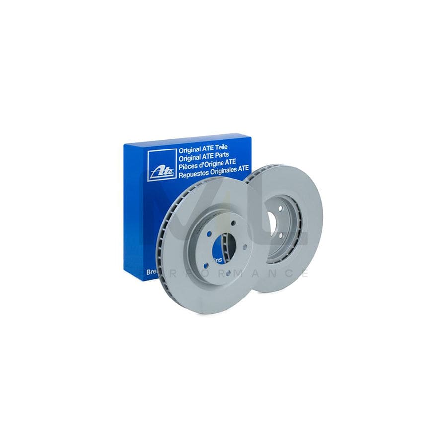 ATE 24.0126-0154.1 Brake Disc Vented, Coated  - 1 piece