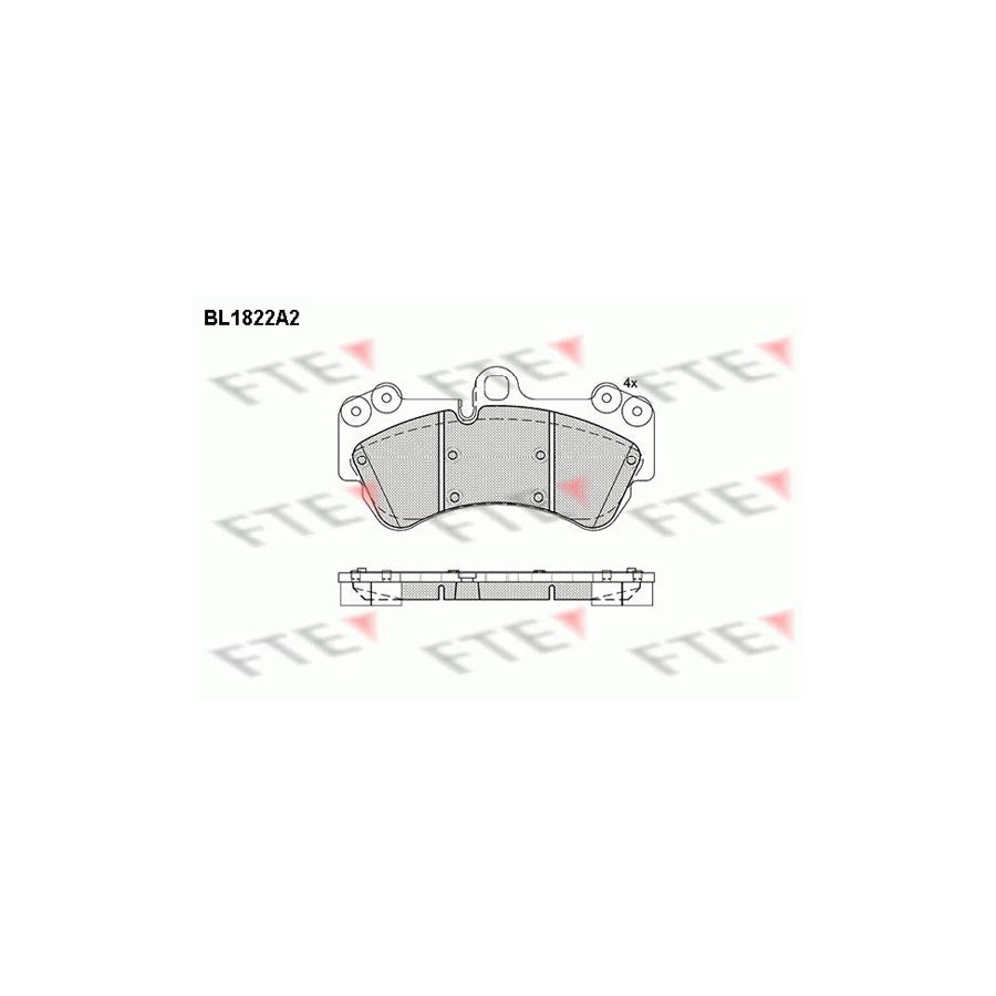 FTE Bl1822A2 Brake Pad Set
