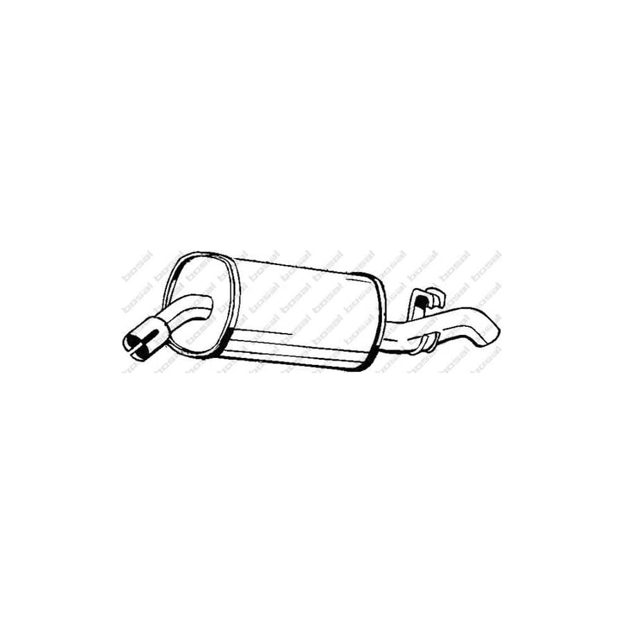 Bosal 185-059 Rear Silencer for Opel OMega A Caravan (V87)