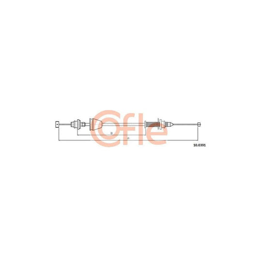 Cofle 92.10.0391 Throttle Cable