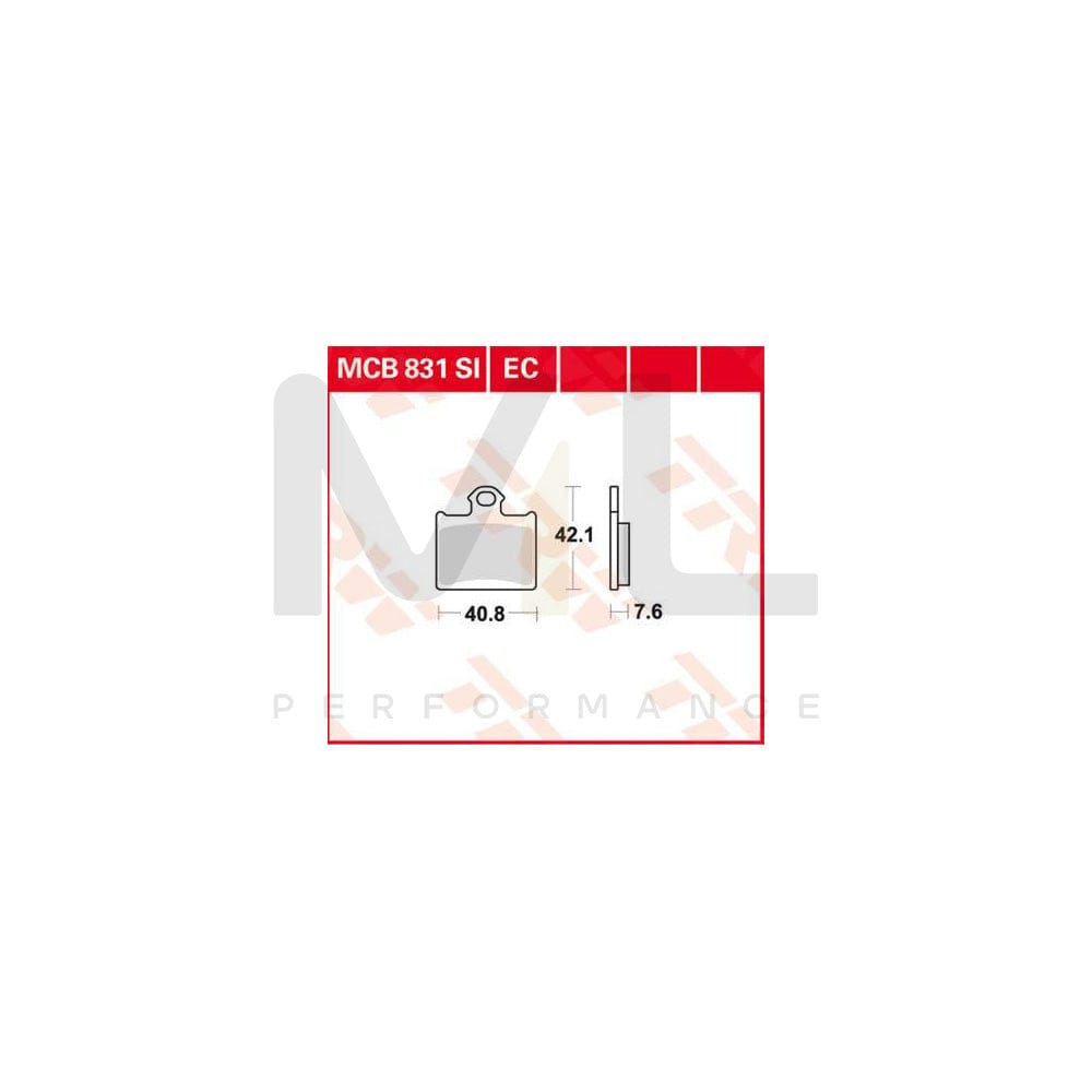 TRW Sinter Offroad Mcb831Si Brake Pad Set | ML Performance Car Parts