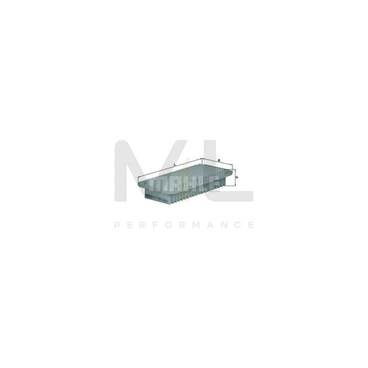 MAHLE ORIGINAL LX 1001 Air Filter Filter Insert | ML Performance Car Parts