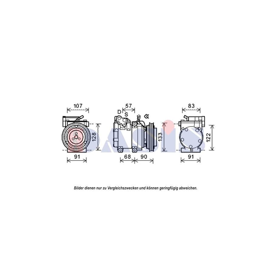 AKS Dasis 852568N Compressor, Air Conditioning