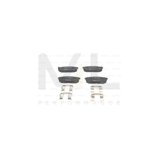 Bosch 0986494590 Brake Pad Set For Kia Sorento I (Jc) With Acoustic Wear Warning, With Spring BP1296 | ML Performance Car Parts