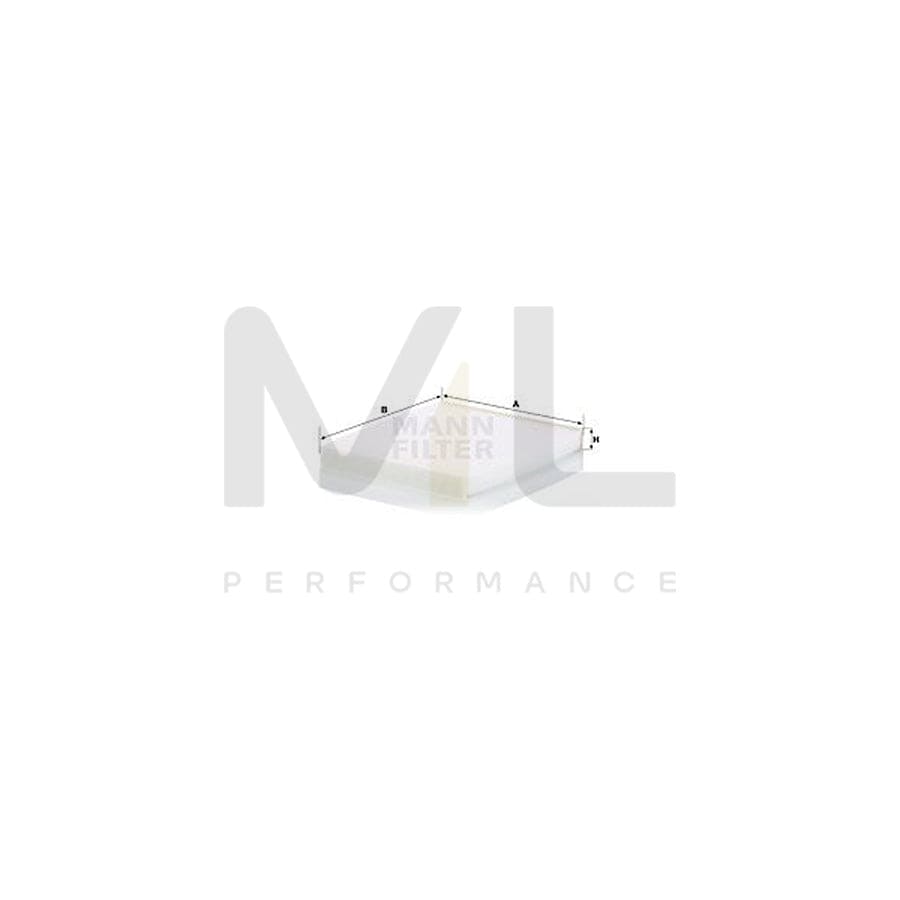 MANN-FILTER CU 29 010 Pollen filter for VOLVO XC40 (536) Particulate Filter