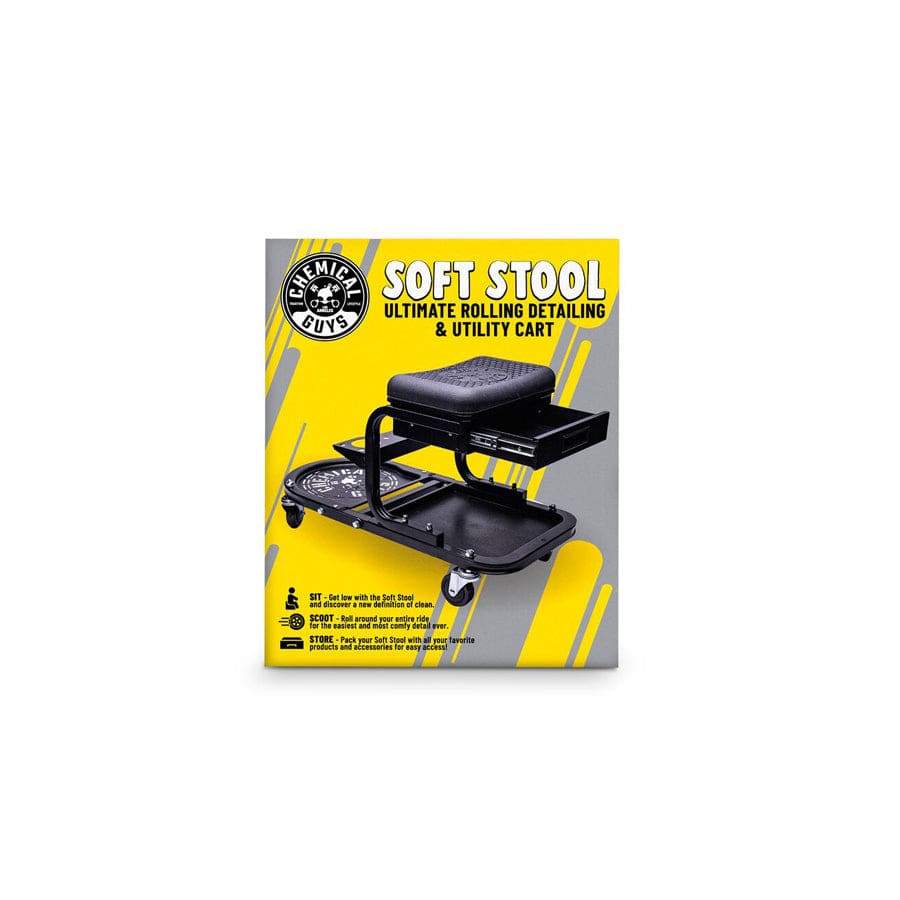 Chemical Guys Soft Stool Ultimate Utility Detailing Cart