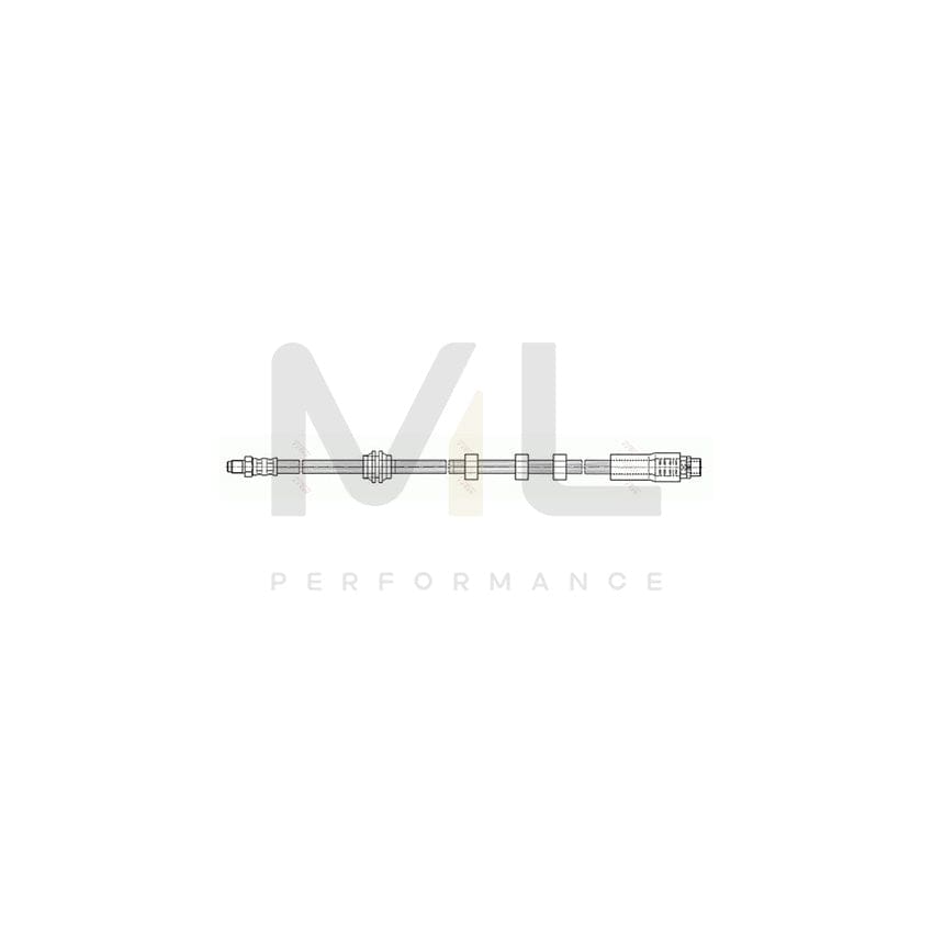 TRW PHB418 Brake Hose 580mm, M10x1 | ML Performance Car Parts