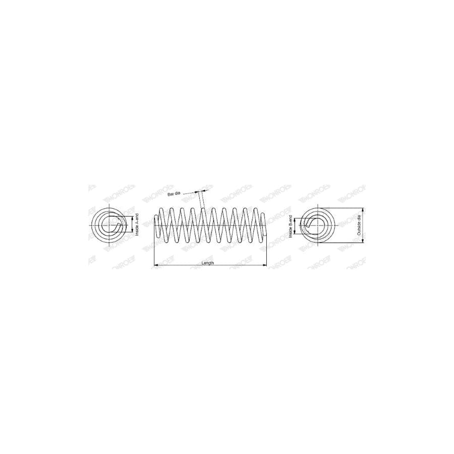 Monroe Sp3245 Coil Spring