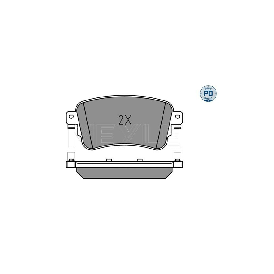 Meyle 025 225 8818/Pd Brake Pad Set