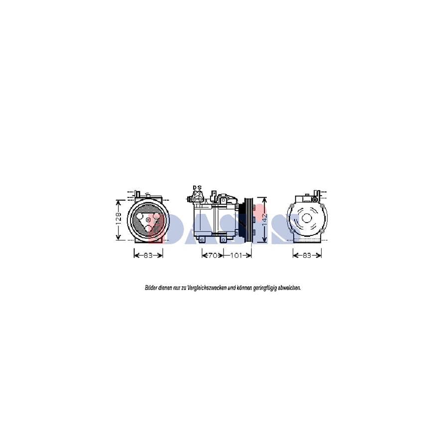 AKS Dasis 852570N Compressor, Air Conditioning