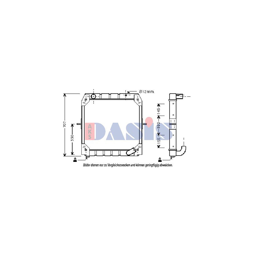 AKS Dasis 130060N Engine Radiator