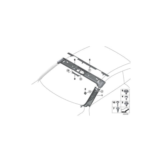Genuine BMW 51447484159 G15 G16 G14 Trim Mirror Cap Trifo (Inc. 840iX, M8 & M850iX) | ML Performance US Car Parts