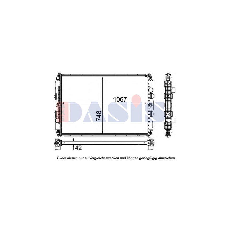 AKS Dasis 260024N Engine Radiator