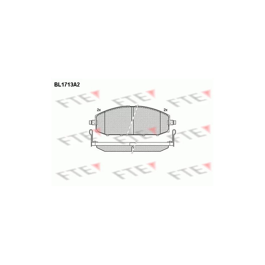 FTE 9010314 Brake Pad Set for Nissan Patrol