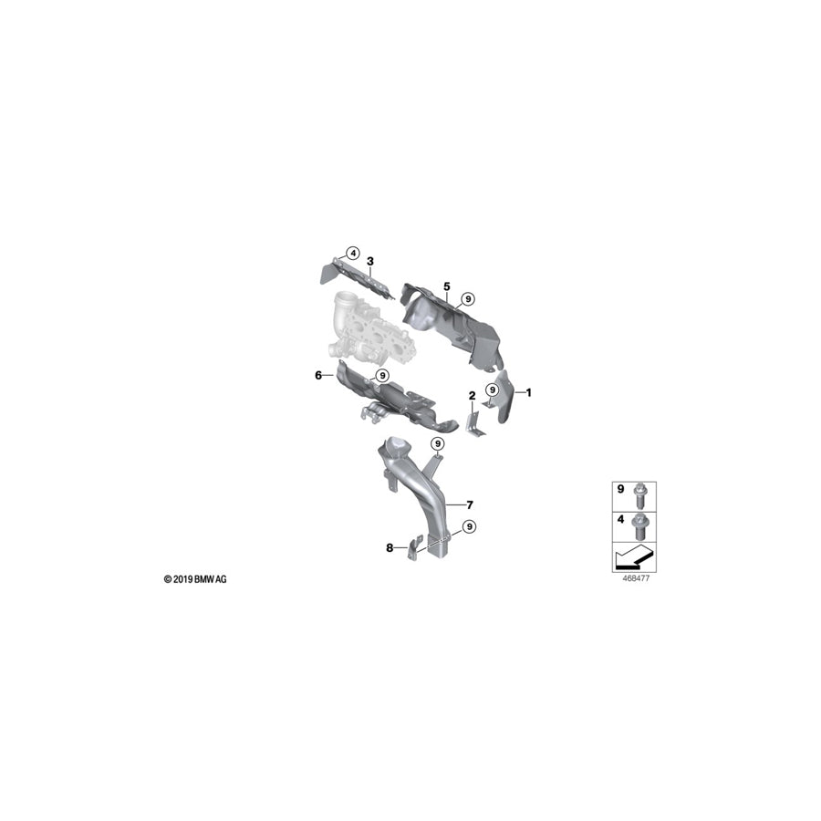 Genuine BMW Mini 11658617348 F45 Holder (Inc. 225xe & Cooper SE ALL4) | ML Performance US Car Parts