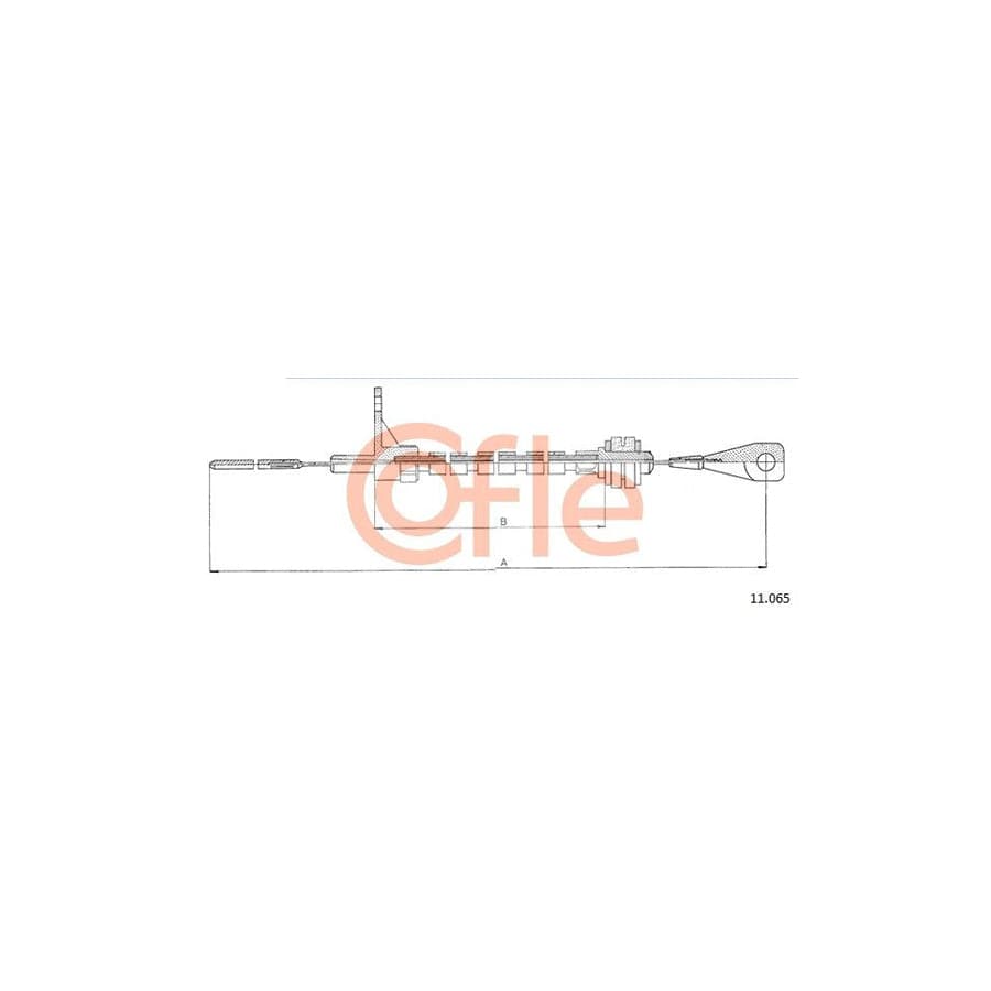 COFLE 11.065 Throttle Cable for VW TRANSPORTER