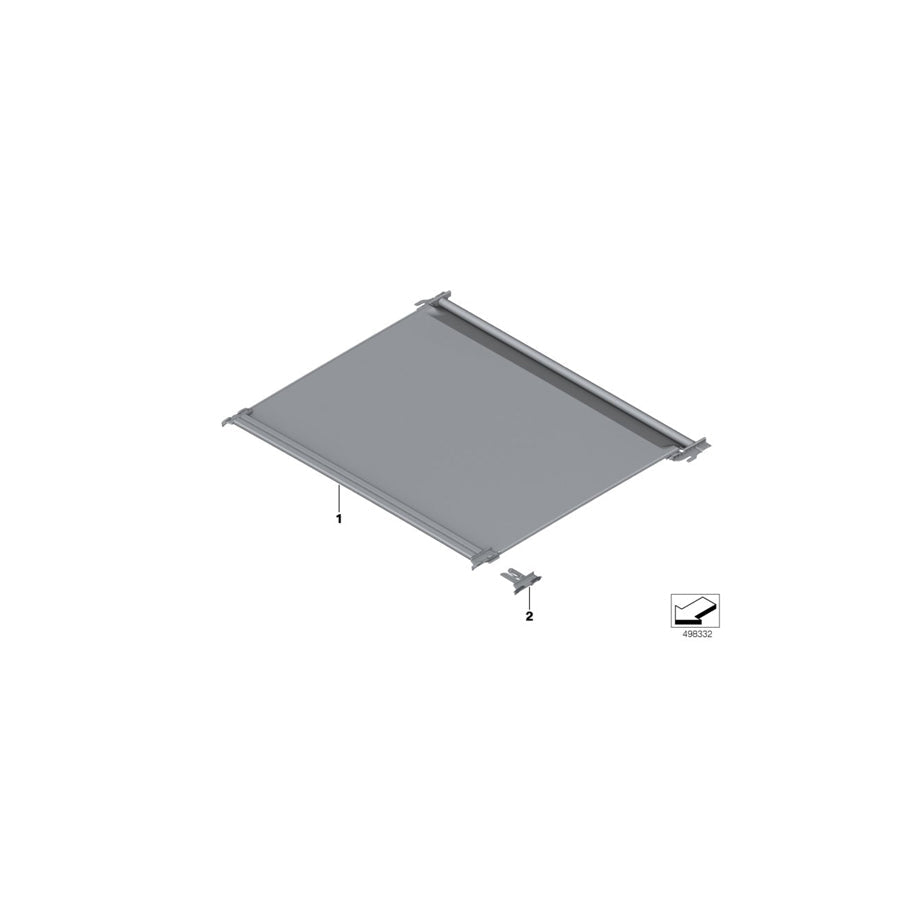 Genuine BMW 54108737873 G20 Slider, Roller Blind (Inc. 318d, 320i 1.6 & 330d) | ML Performance US Car Parts