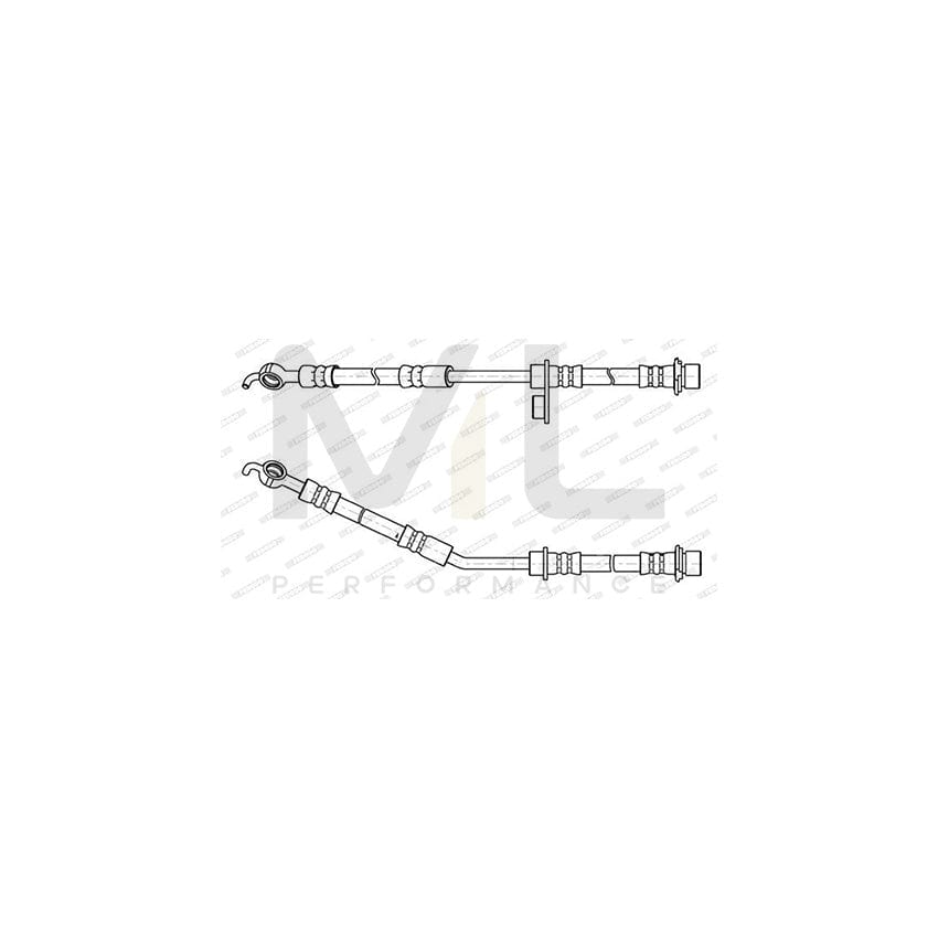FERODO FHY2698 Brake Hose 537mm, ???10 | ML Performance Car Parts