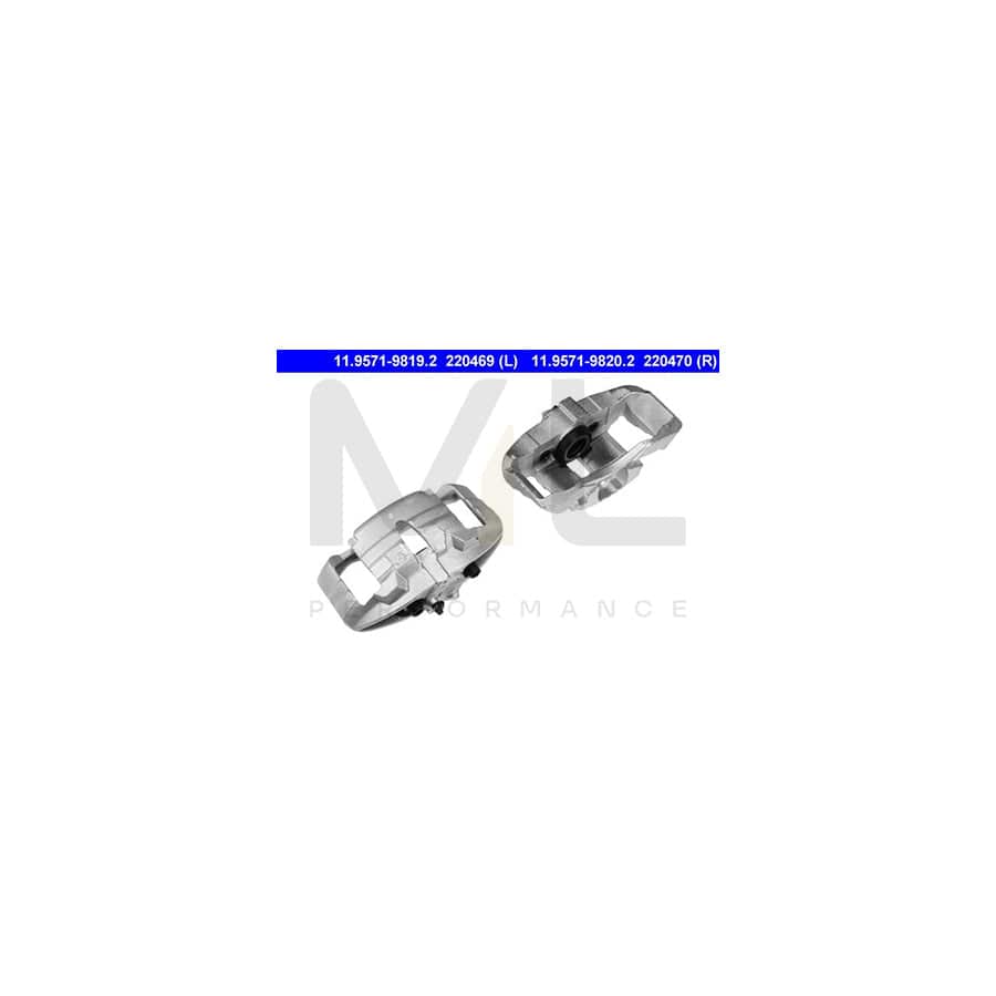 ATE 11.9571-9819.2 Brake Caliper without holder