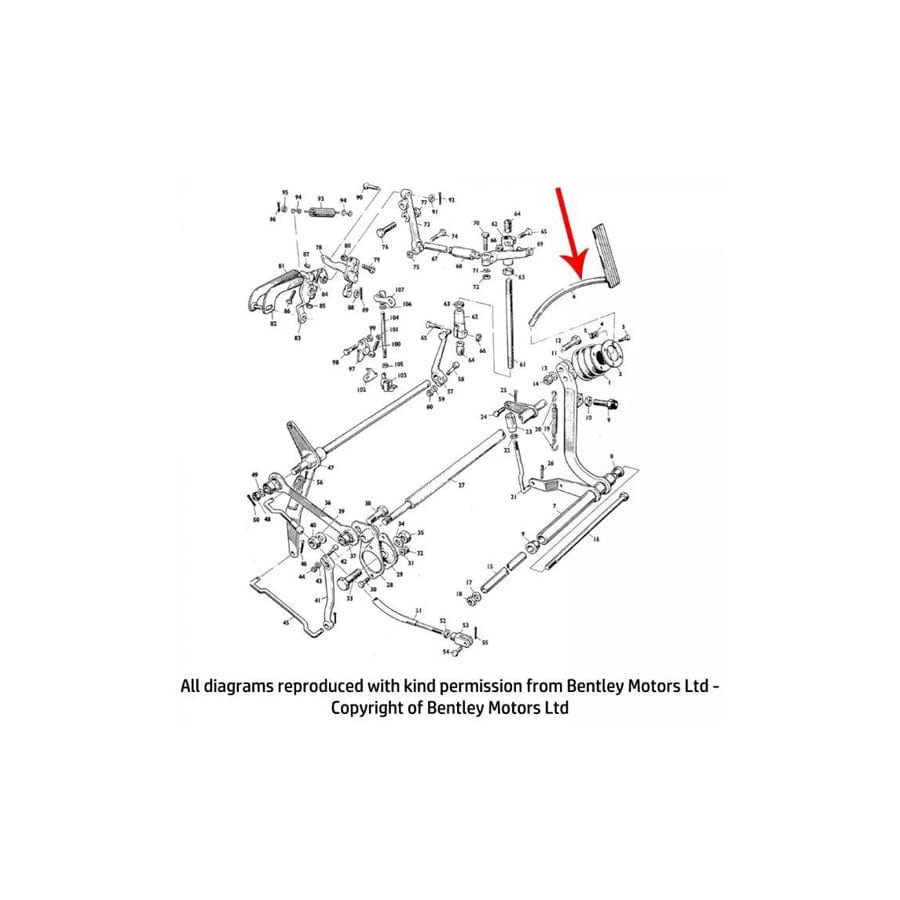 GENUINE Rolls-Royce UR16350 ACCELERATOR PEDAL