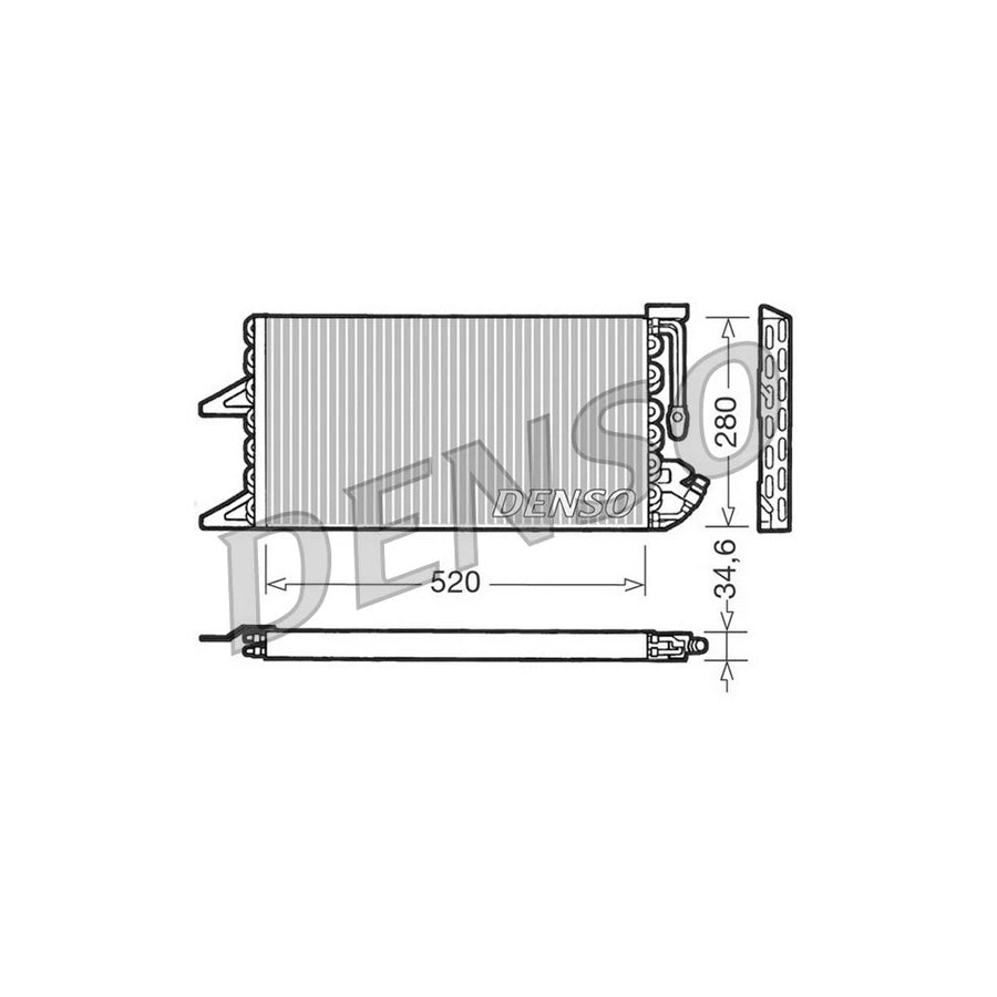 DENSO DCN09092 Air Conditioning Condenser