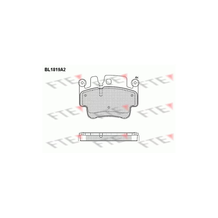 FTE Bl1819A2 Brake Pad Set