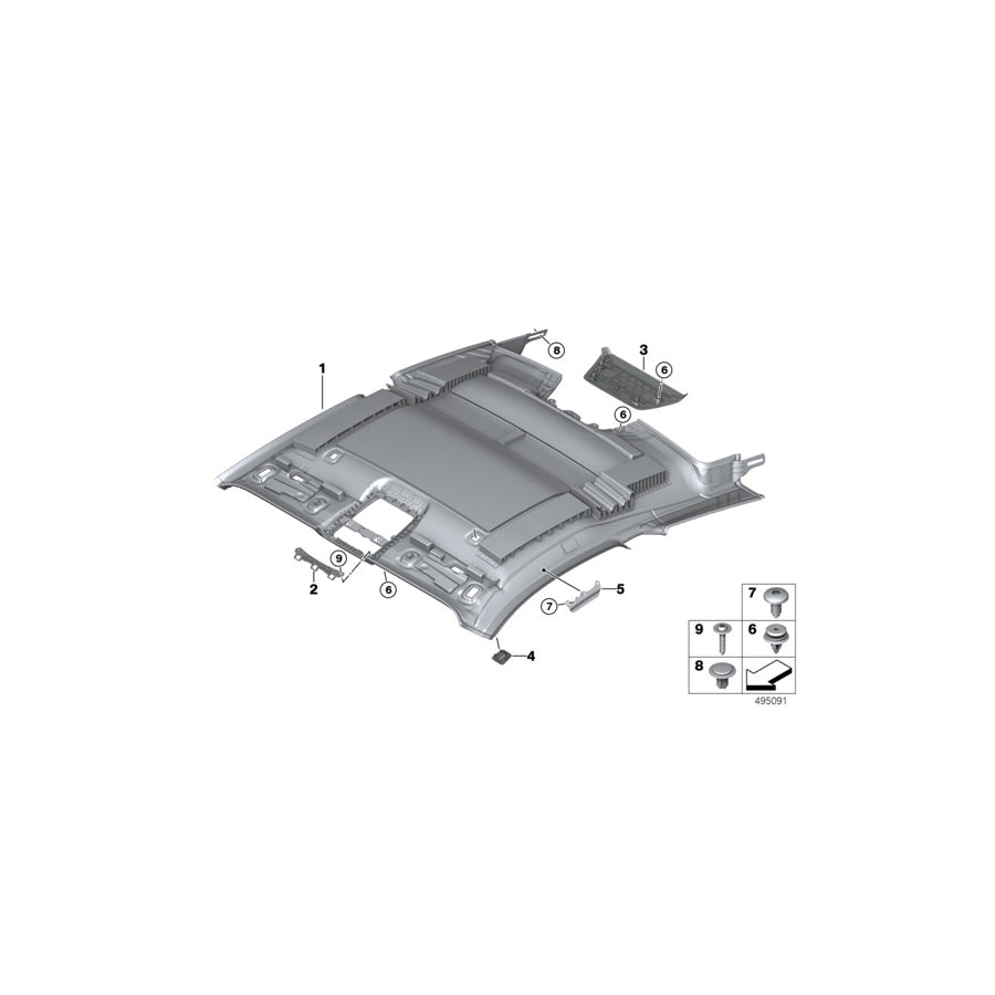 Genuine BMW 51447433505 F92 G15 Deflector Plate, Left (Inc. 840iX, M8 & 840dX) | ML Performance US Car Parts