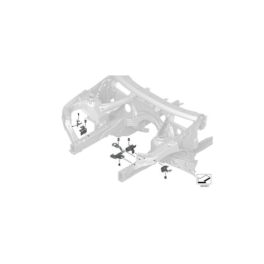 Genuine BMW 41007474819 G02 Holder, Dsc Iii Top (Inc. X3) | ML Performance US Car Parts