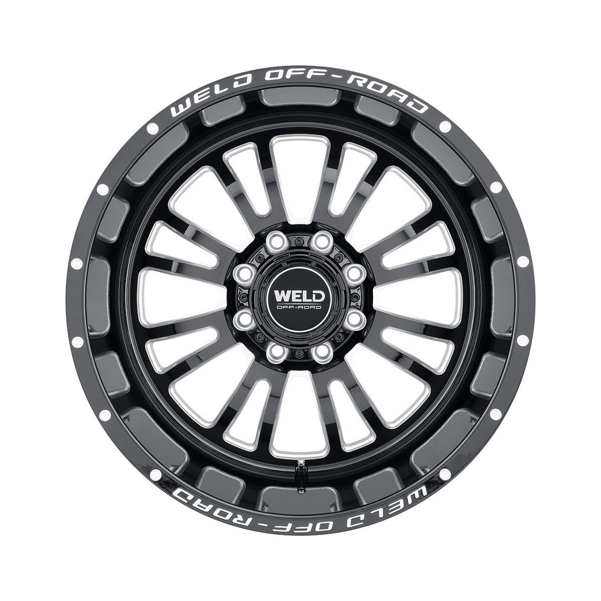Weld W15809082575 Slingblade W158 Wheel 20x9 8x165.1 ET20 BS5.75 Gloss Black MIL