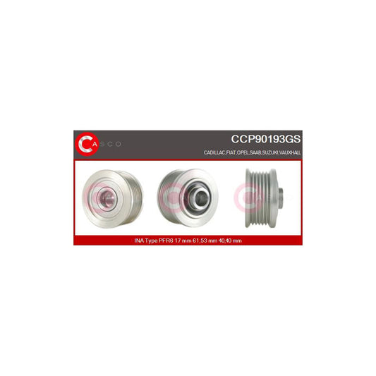 Casco Ccp90193Gs Pulley, Alternator