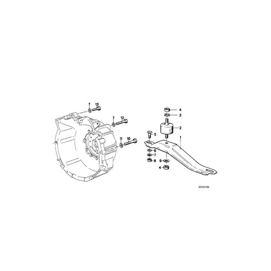 Genuine BMW 24711245178 E21 Cross Member (Inc. 320, 320i & 316) | ML Performance US Car Parts