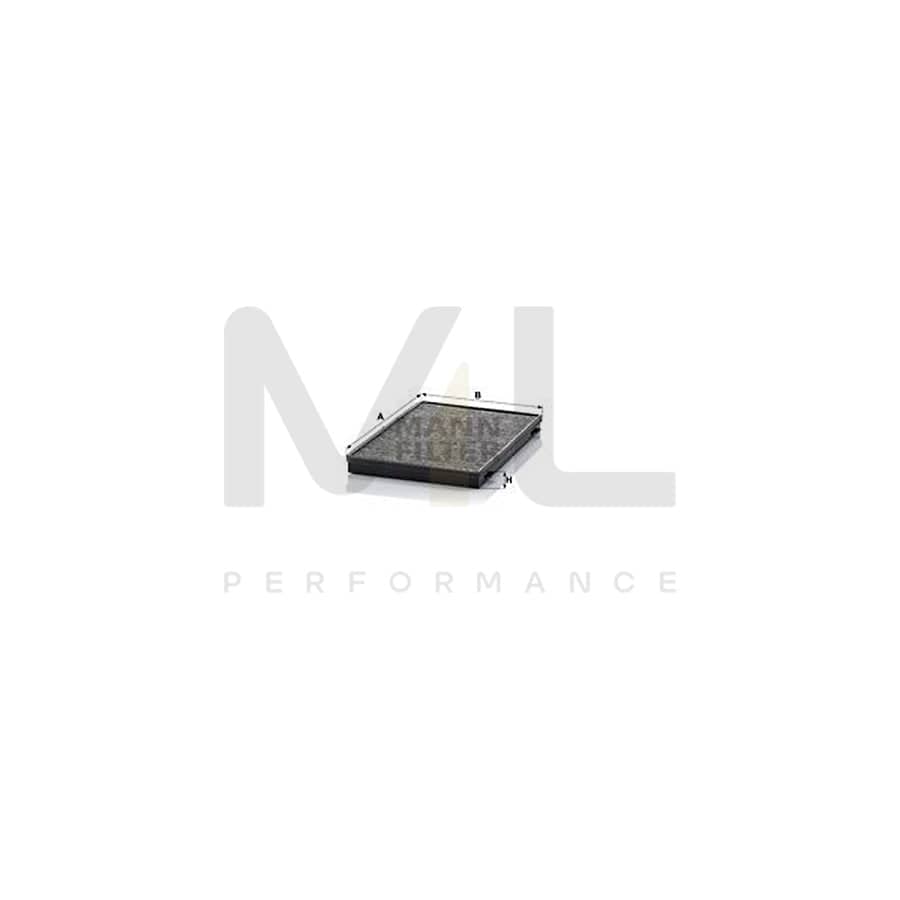 MANN-FILTER CUK 3943 Pollen filter for ROVER 75 Activated Carbon Filter