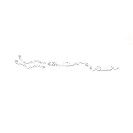 QuickSilver BM029 BMW 323i E21 RHD & LHD - Stainless Steel Exhaust | ML Performance US Car Parts