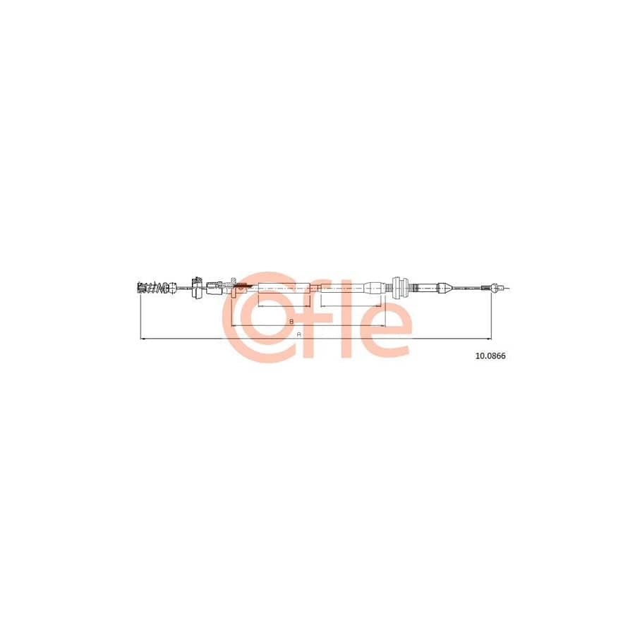 COFLE 10.0866 Throttle Cable