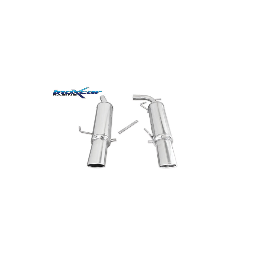 InoXcar RECL.14.120 Renault Clio 2 Central Stainless Steel Rear Exhaust