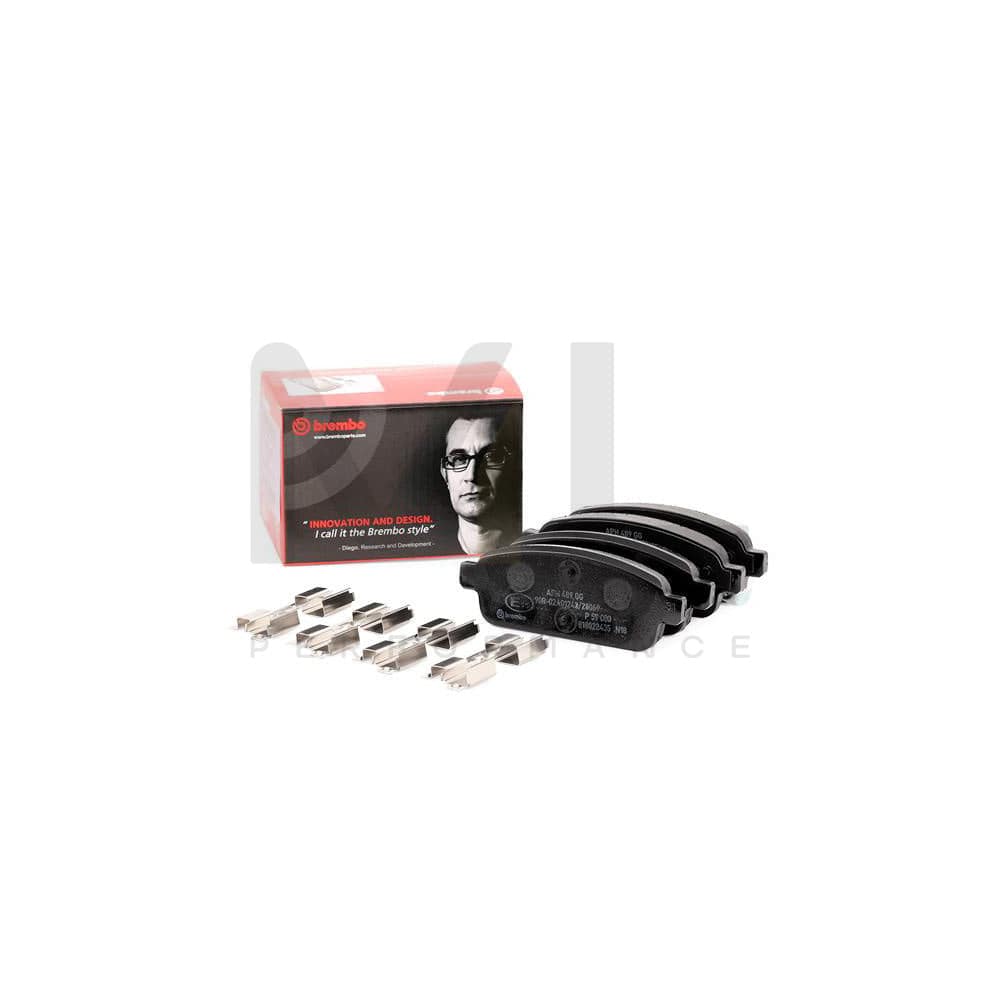 Brembo P 59 080 Brake Pad Set With Acoustic Wear Warning | ML Performance Car Parts