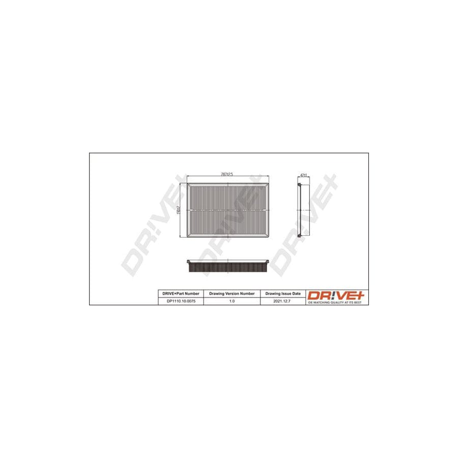 Dr!Ve+ Dp1110.10.0075 Air Filter