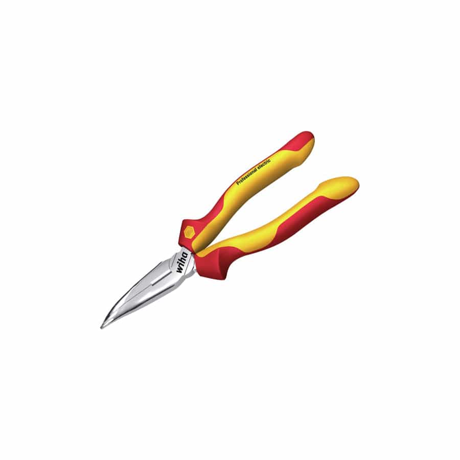 Wiha WHA27425 Professional electric Bent Needle Nose Pliers 200mm
