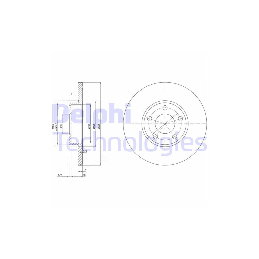 Delphi Bg2749 Brake Disc