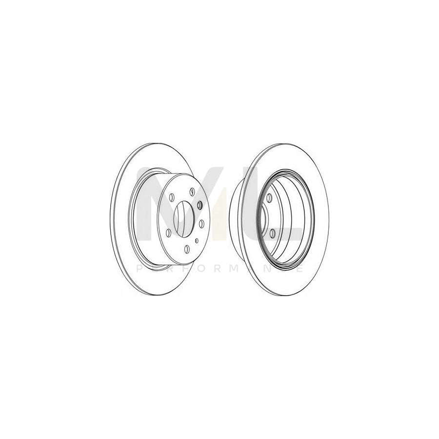 FERODO DDF003-1 Brake Disc Solid | ML Performance Car Parts