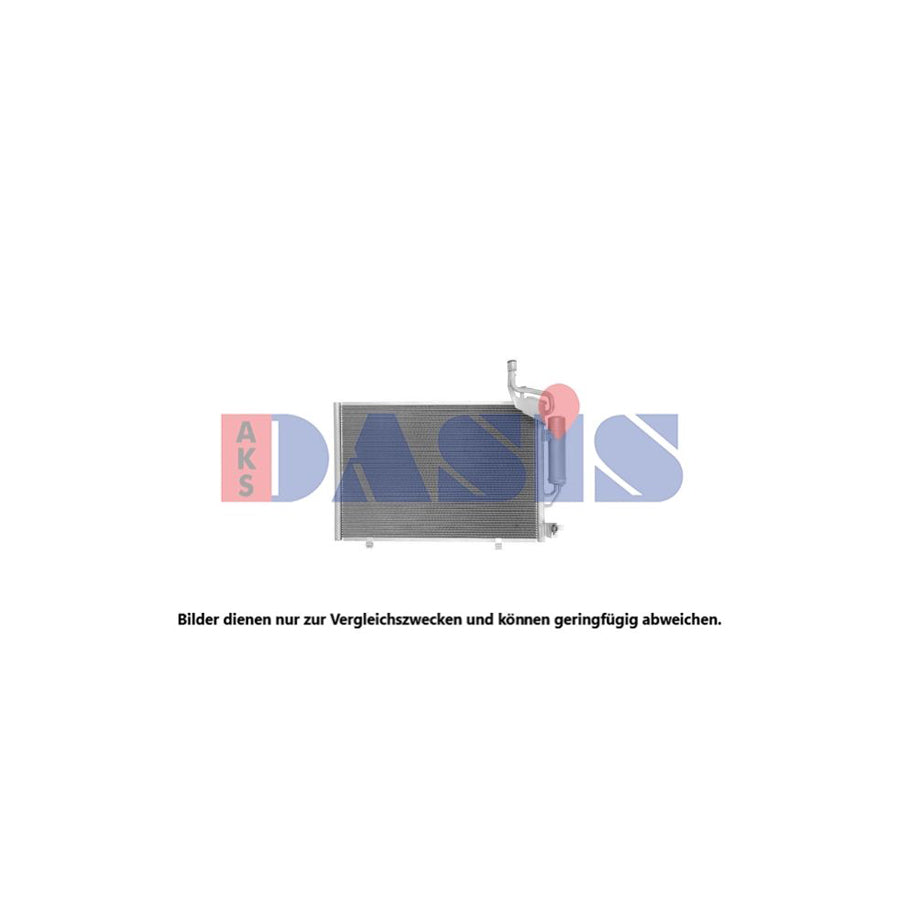 AKS Dasis 092077N Air Conditioning Condenser for Ford Fiesta