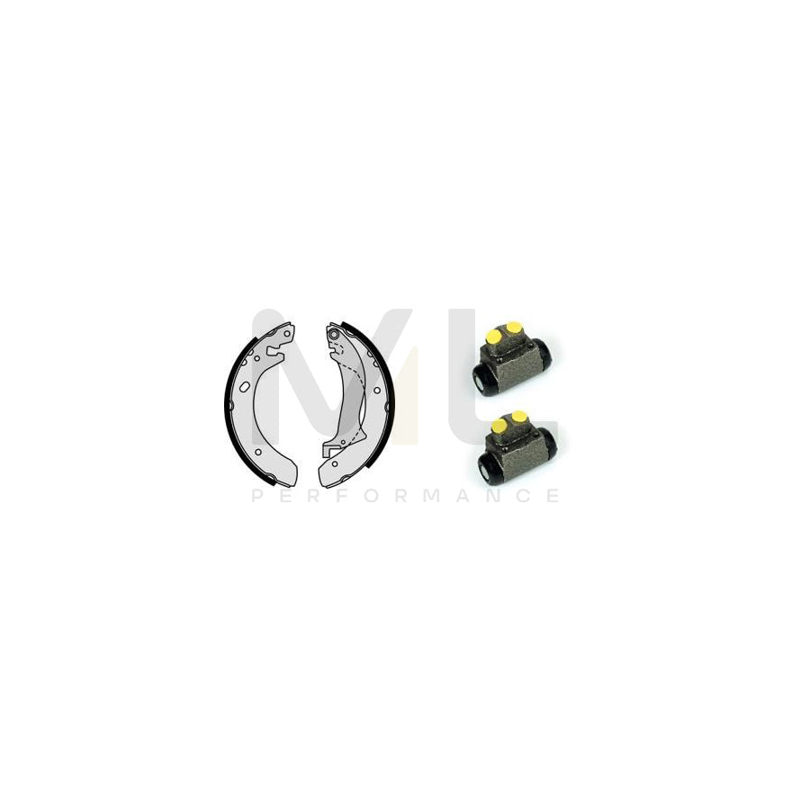 BREMBO STANDARD KIT H 44 001 Brake Shoe Set for LAND ROVER FREELANDER Ø: 254mm | ML Performance Car Parts