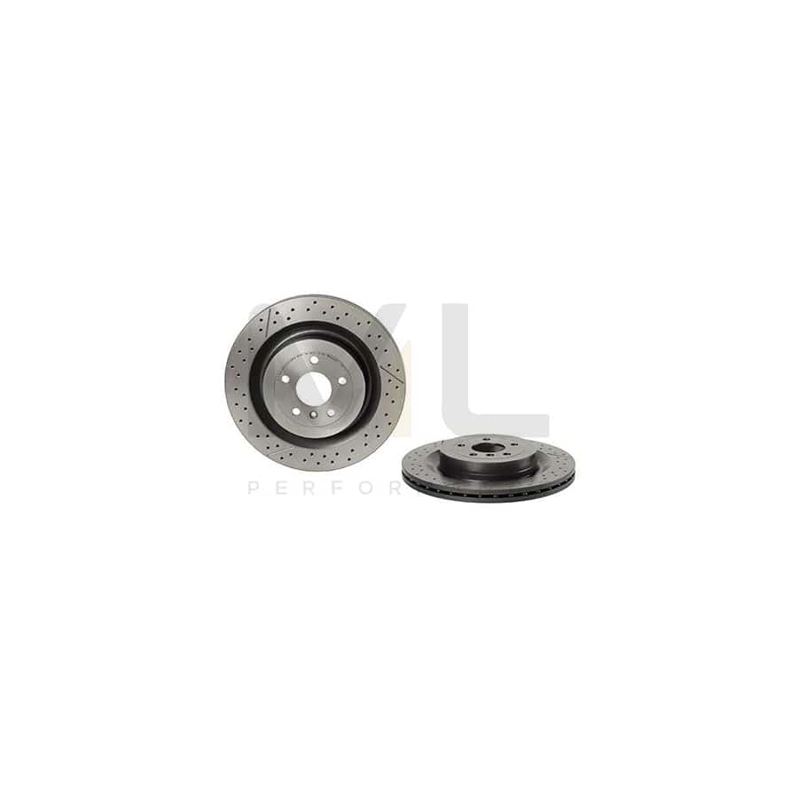 BREMBO 09.B710.11 Brake Disc Internally Vented, Slotted / Perforated, Coated, High-carbon, with bolts/screws | ML Performance Car Parts